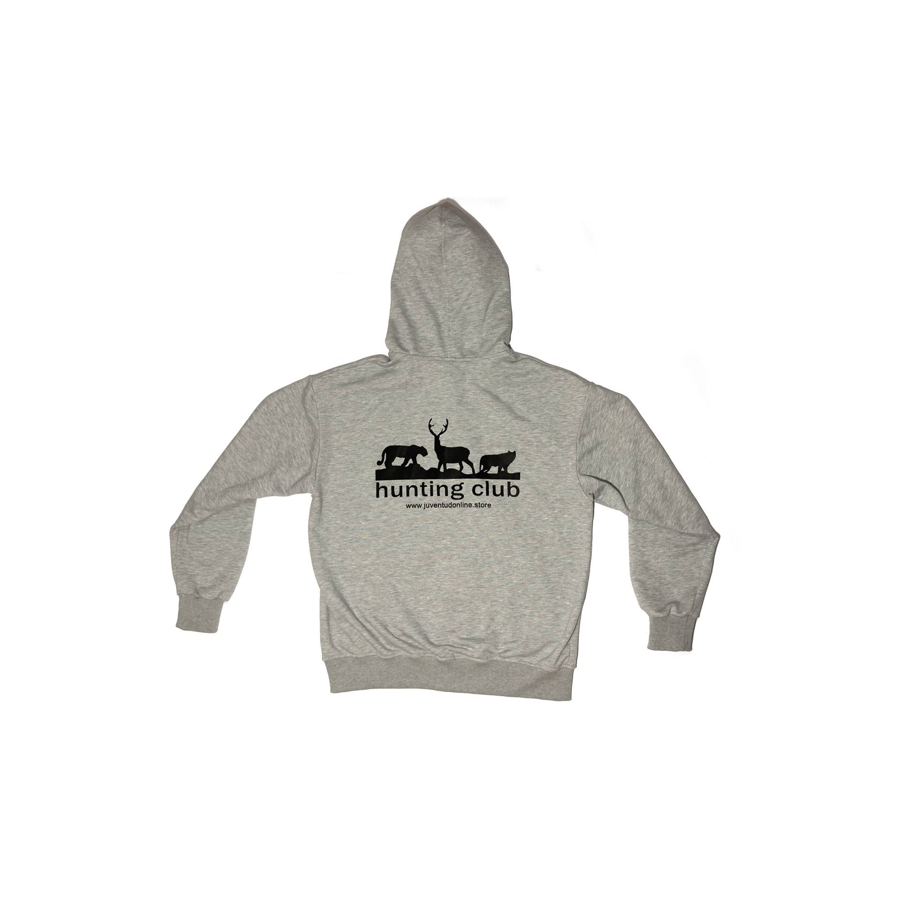 juventud “hunting club grey hoodie" - back