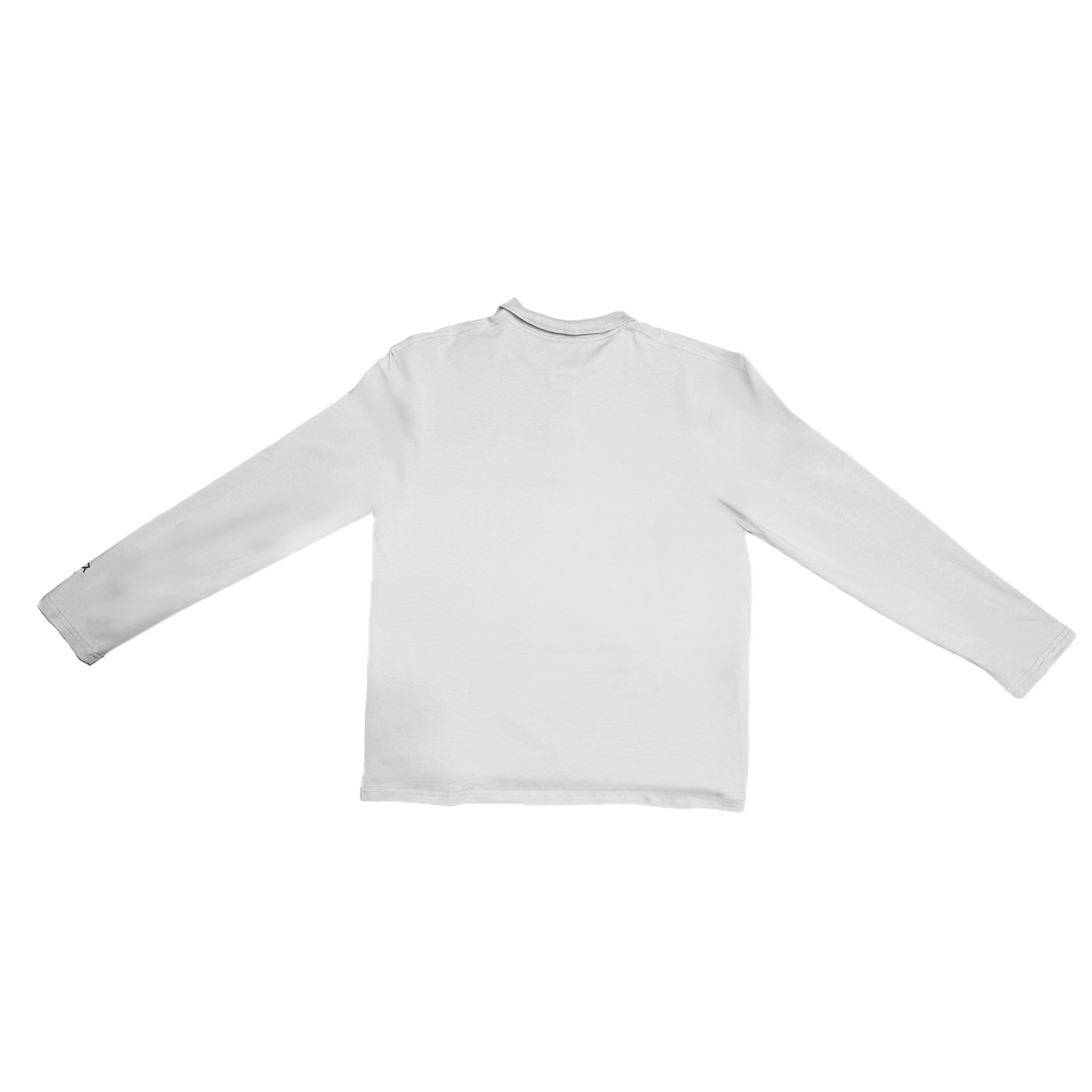 juventud "university grey longsleeve polo" - back