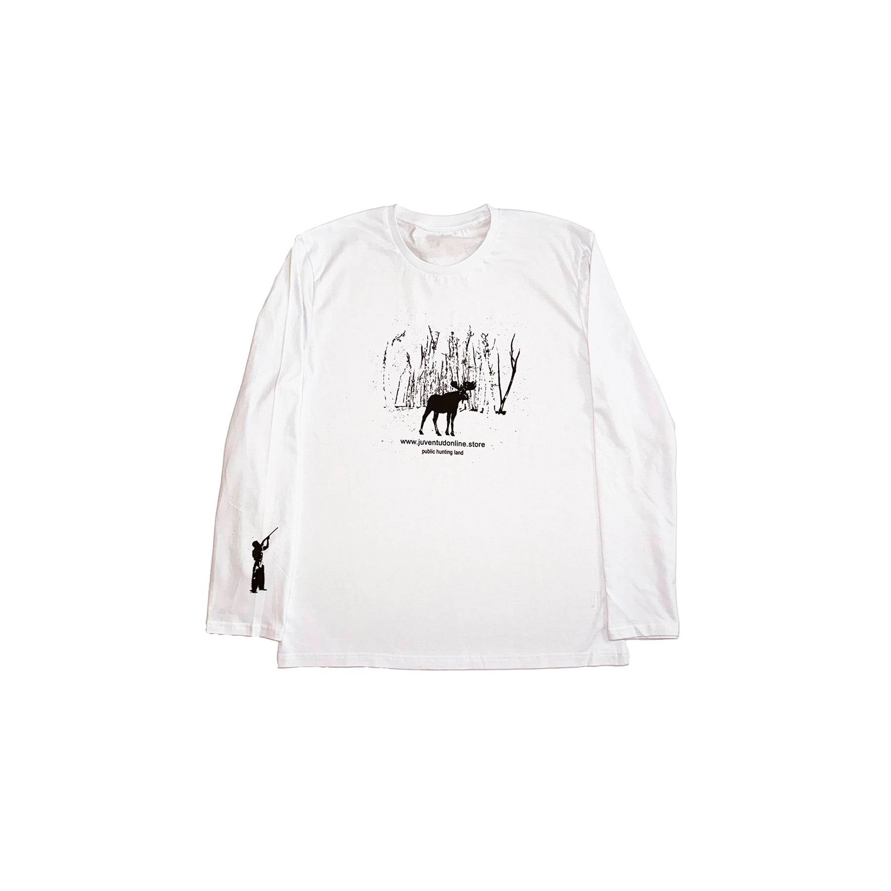 juventud "public hunting land white longsleeve"